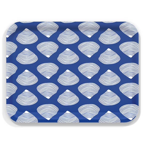 Clamshell Serving Tray 16.5"x12.5" by Kate Nelligan for wholesale by Trays4Us