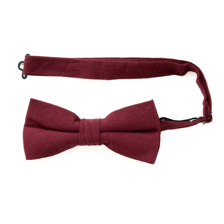 Plum Men's Pre-tied Bow Tie for wholesale by Boon Ties