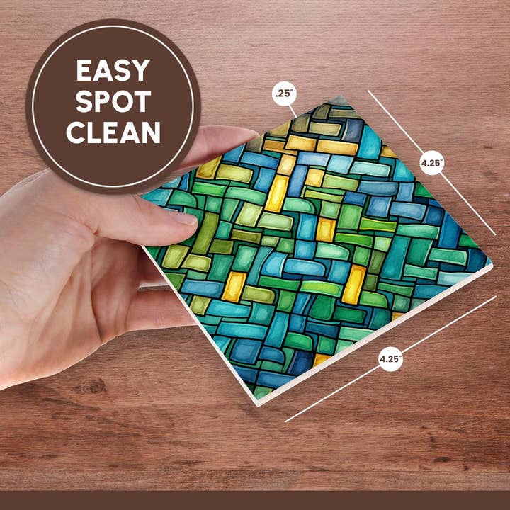 3dRose - Wholesale Coasters - 3dRose, Stylish artsy Celtic pattern of wickerwork for St. Patricks Day gift, Coaster6