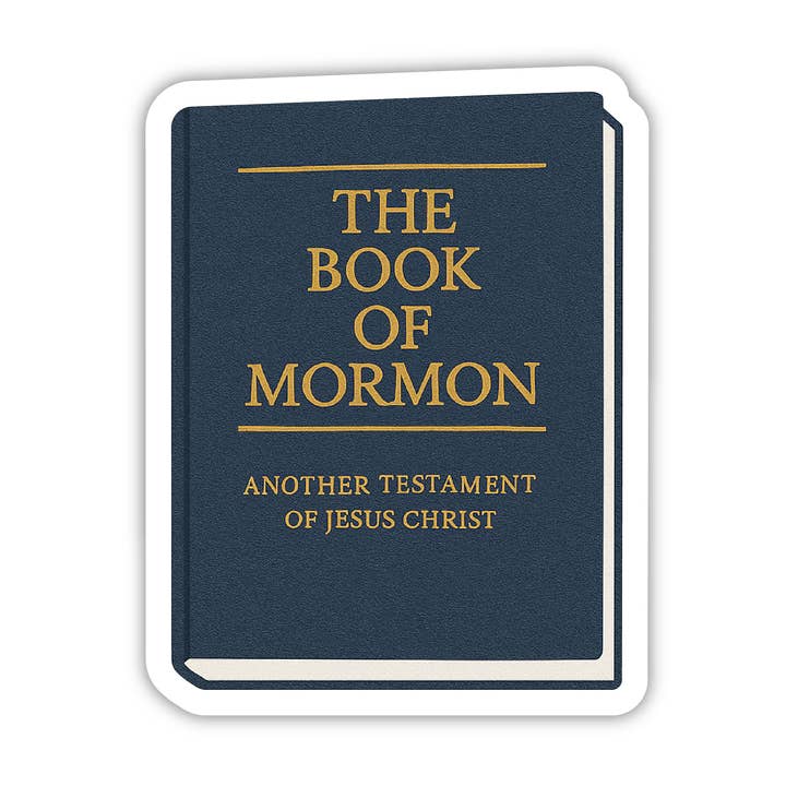 Pegatina del Libro de Mormón, Pegatina SUD para venta al por mayor de JasmineTreeDesign