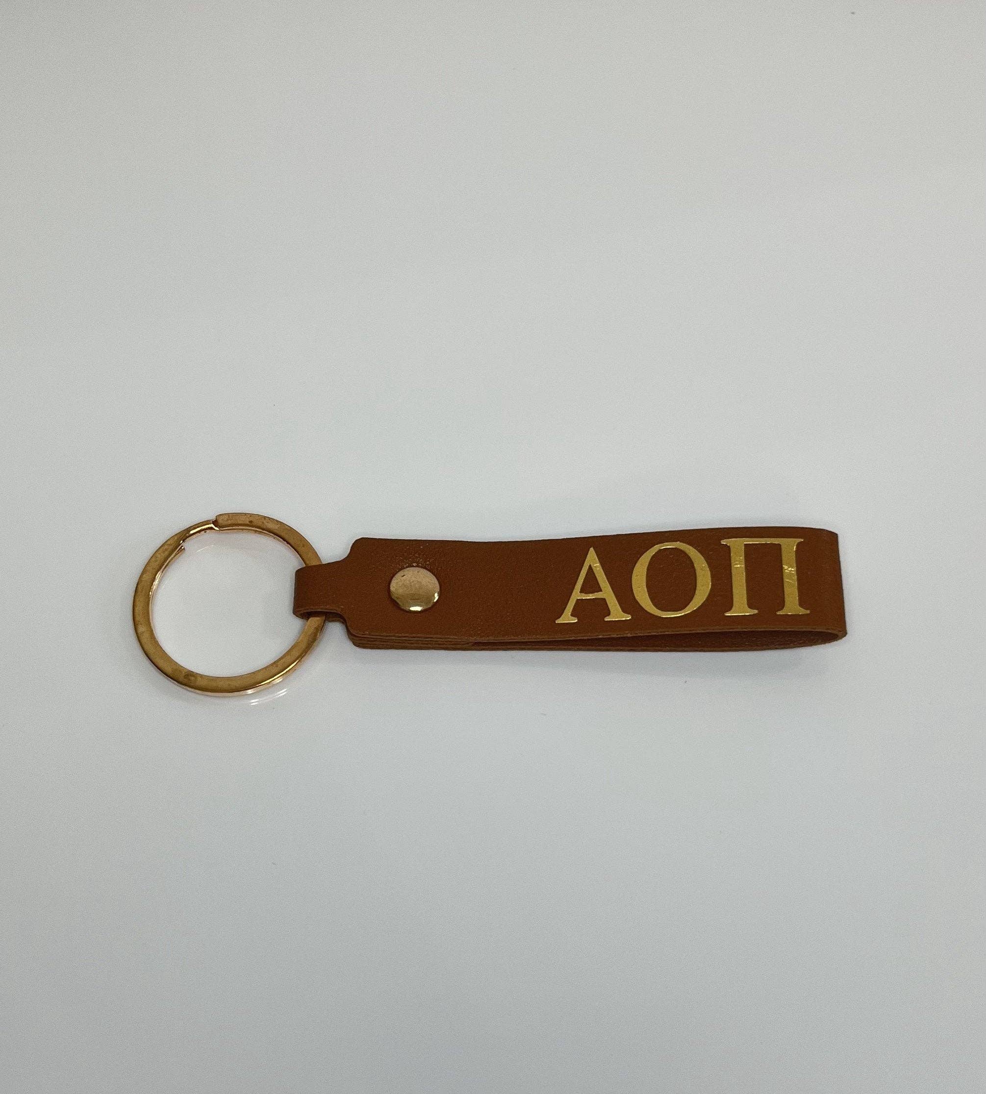 Zoey Claire - Wholesale Keychain - Women's - Sorority Skinny Leather Key Chain2