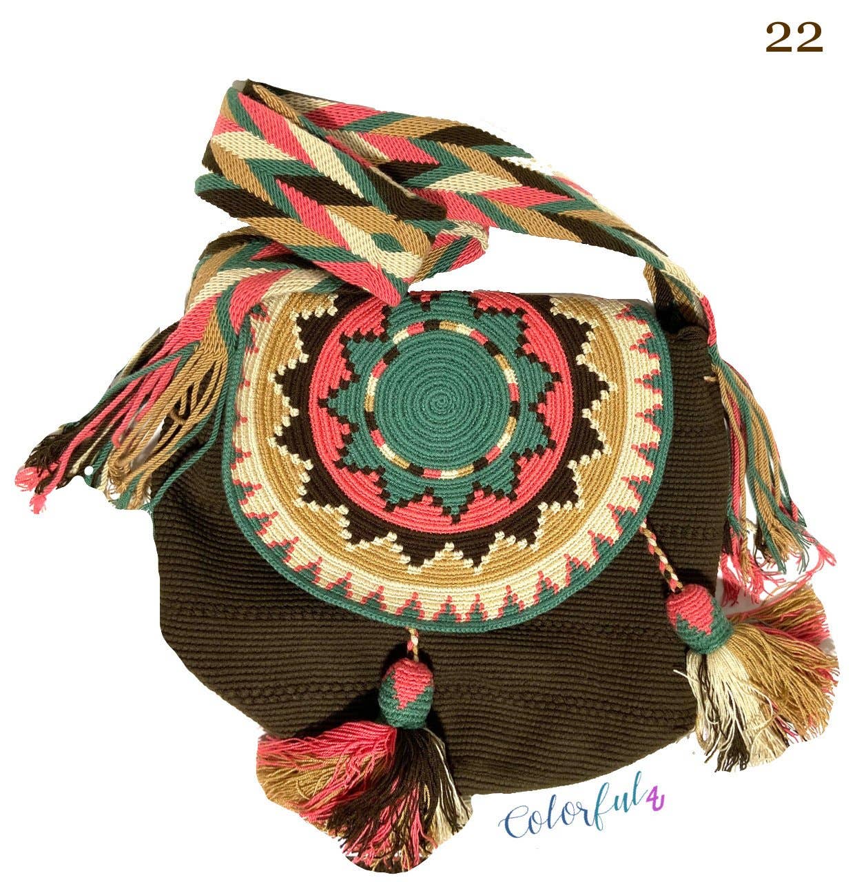 Colorful 4U - Wholesale Crossbody Bag - Women's - Colorful Crochet Bags with Cover5