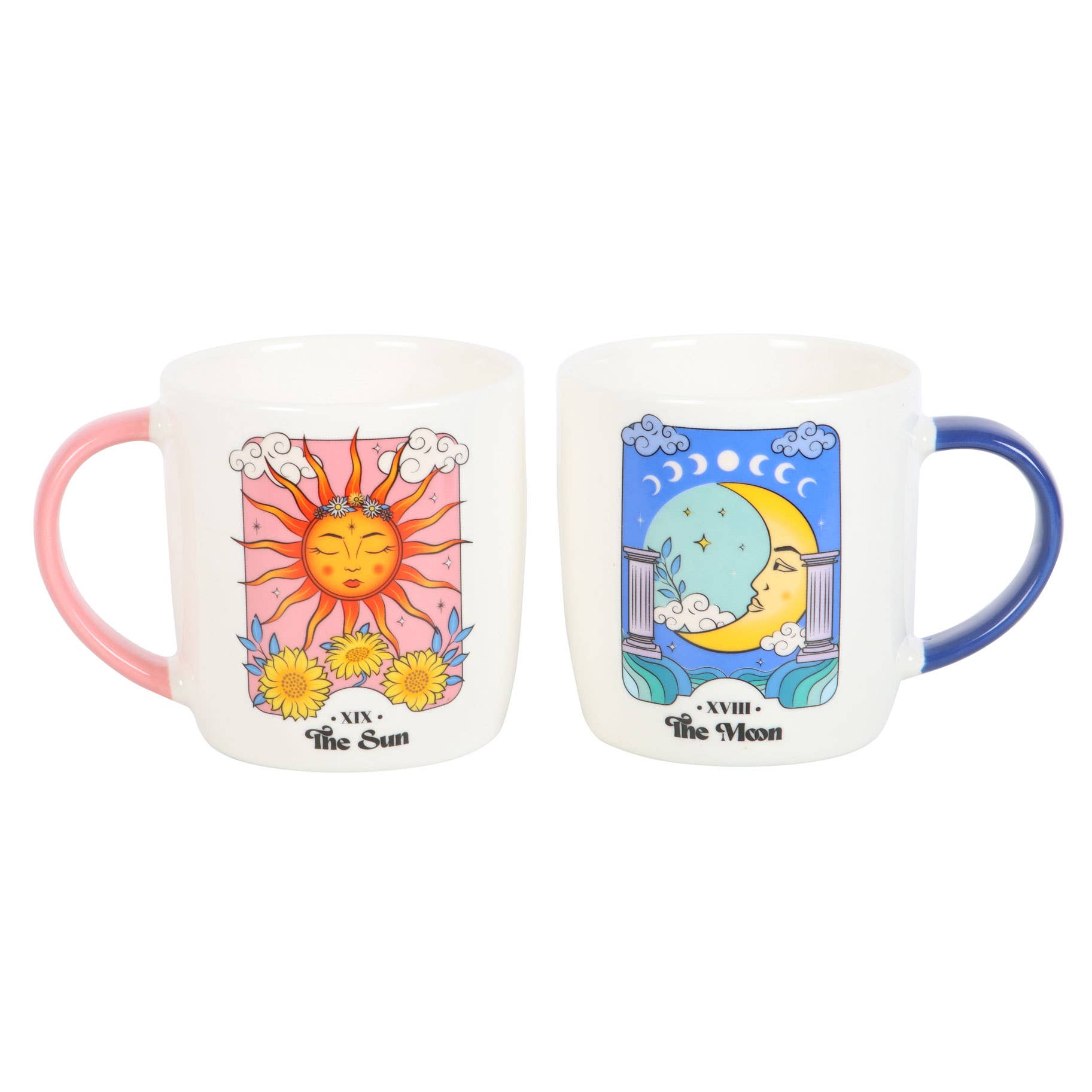 Something Different Wholesale - Wholesale Coffee Mug - Sun and Moon Celestial Mug Set2