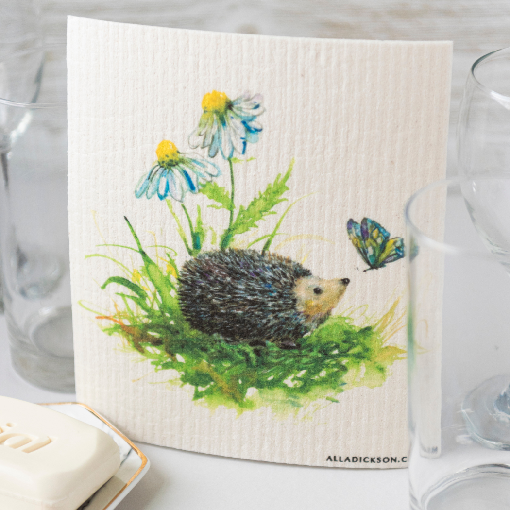 Alla Dickson Art - Vendita all'ingrosso Strofinaccio da cucina - Panno per piatti riccio Panno svedese per piatti riccio Istrice6