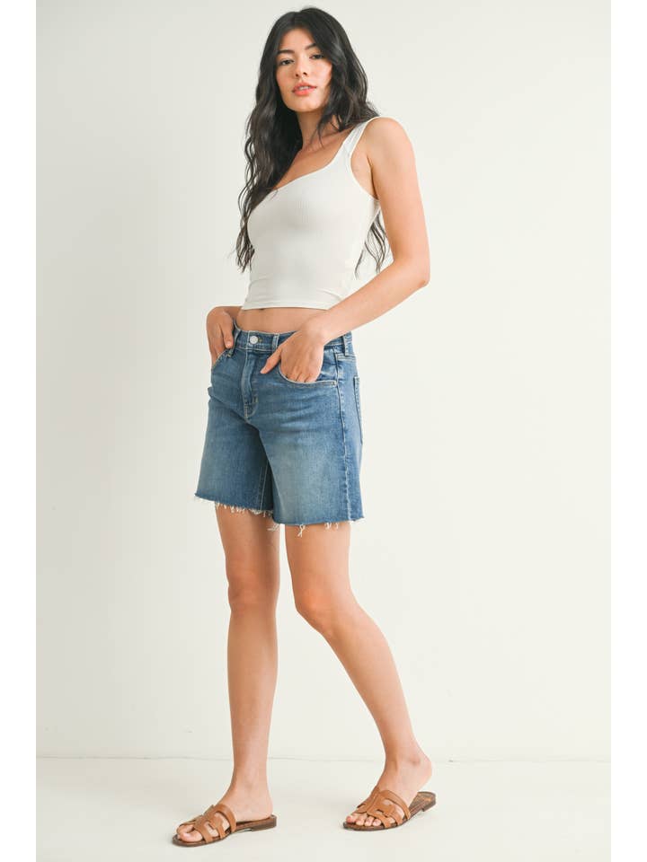 JUST BLACK DENIM - Wholesale Shorts - Women's - BH490J - MED - Bermuda Short