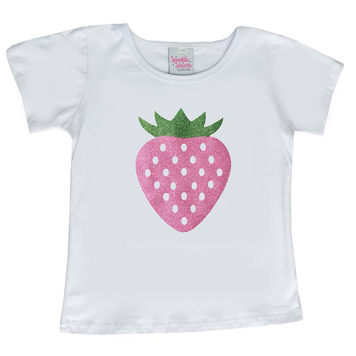 Strawberry Kurzarm-T-Shirt für den Großhandel von Sparkle Sisters by Couture Clips