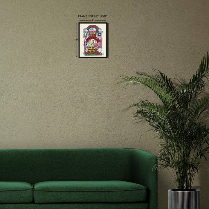 Historic Prints - Wholesale Poster - 1971 Led Zeppelin Poster Matte - Vintage Poster of Led Zeppelin United Kingdom Concert Tour - Led Zeppelin Wall Art Poster4