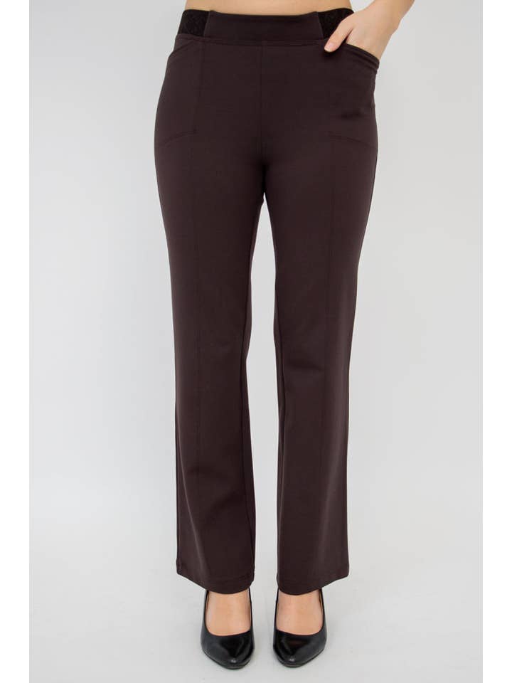 Blue Sky Clothing Co LLC - Wholesale Pants - Women's - Daya Pant, Coffee, Modal2