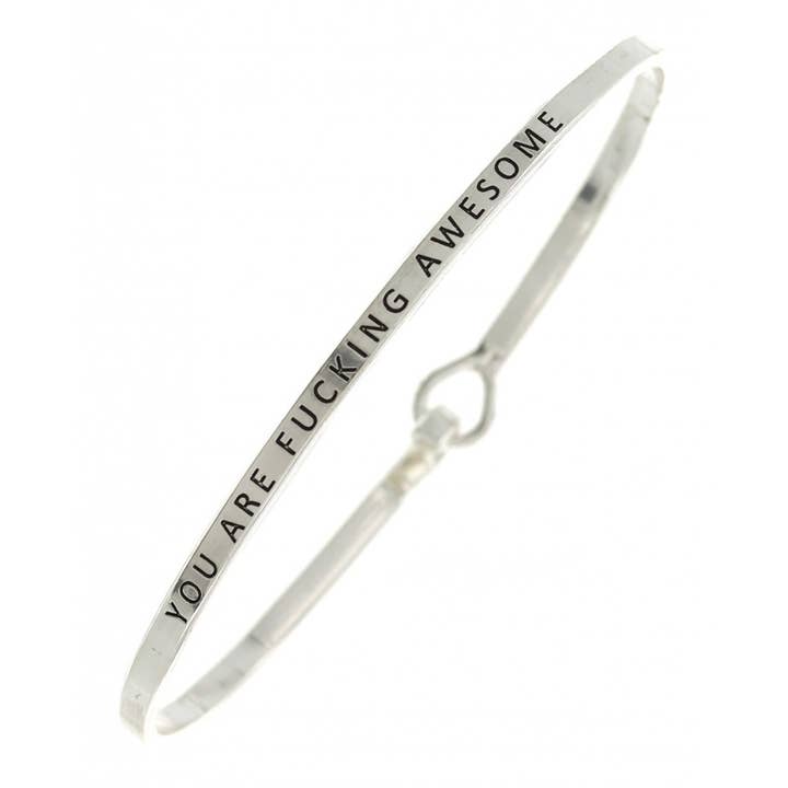 0011 PREMIERE – wholesale Manschettarmband – FR2671 DU KNULLAR FANTASTISKA_3mm Inspirerat meddelandearmband