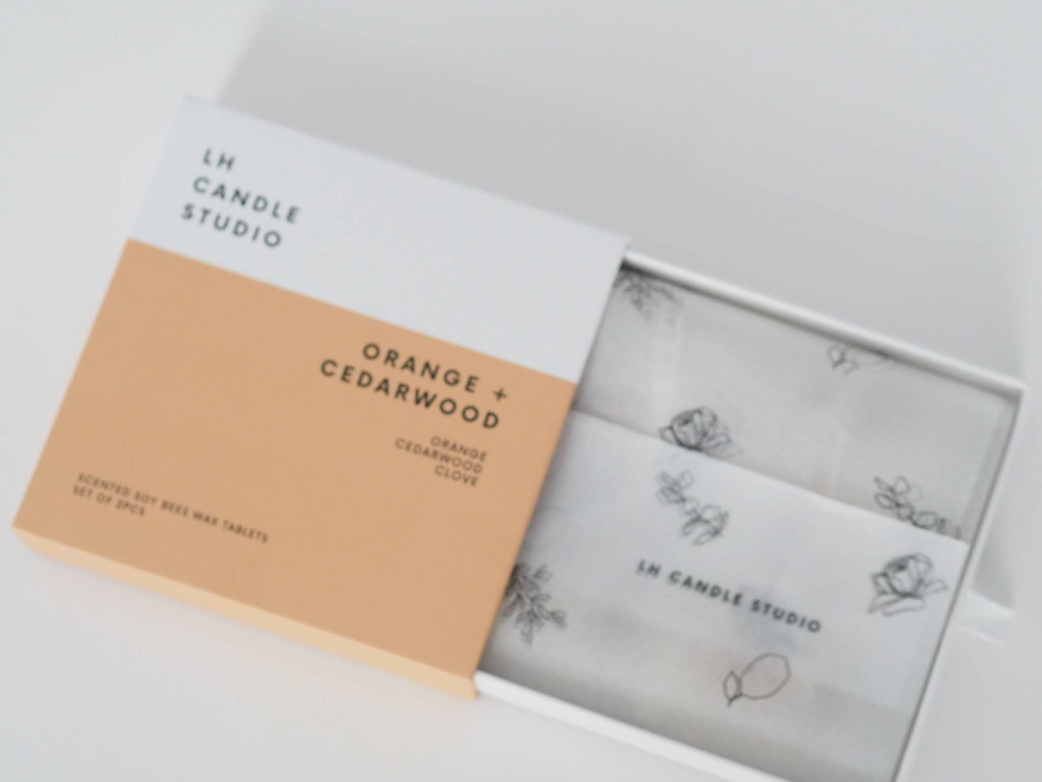 LH CANDLE STUDIO - Wholesale Air Freshener - Closet wax bar freshener - Orange cedarwood5