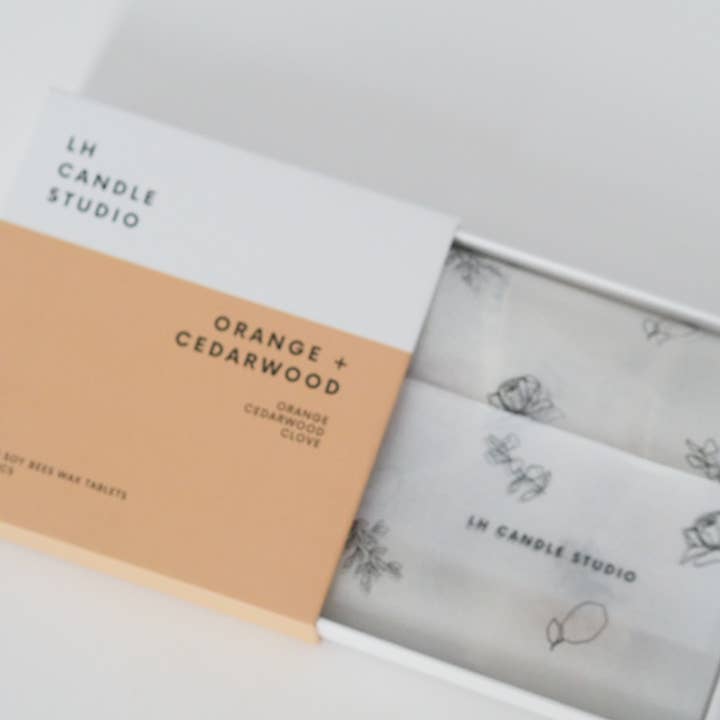 LH CANDLE STUDIO - Wholesale Air Freshener - Closet wax bar freshener - Orange cedarwood5