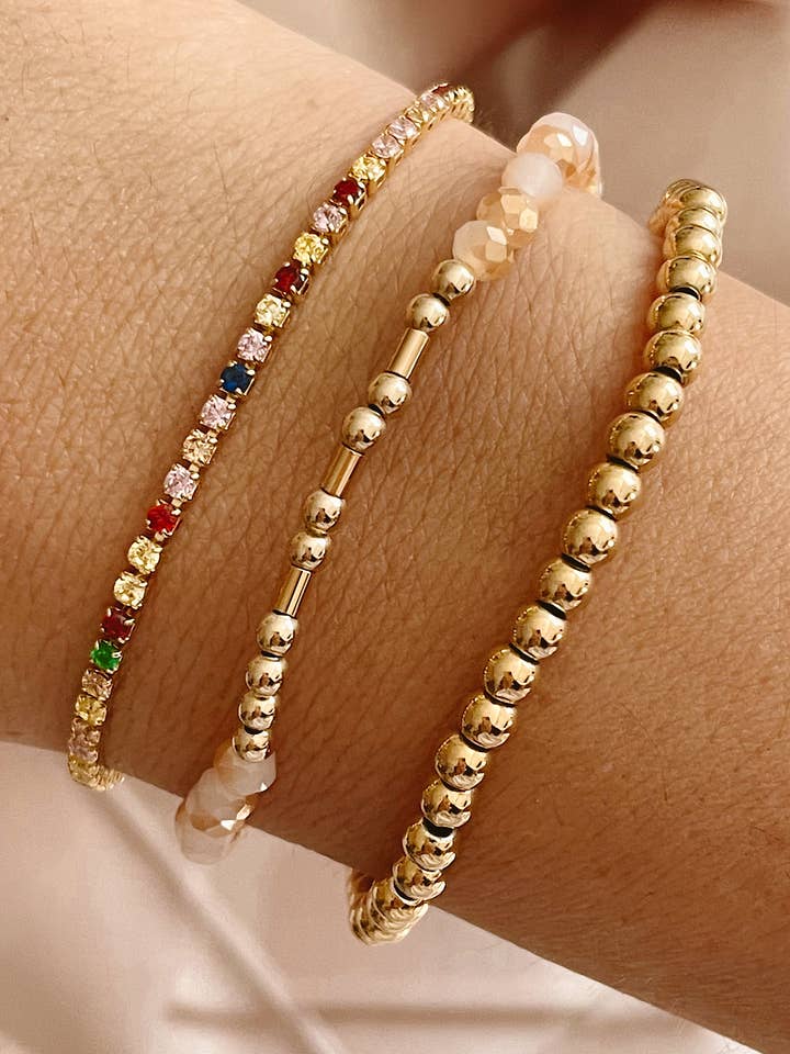 Faith Morse Code (Beaded) Bracelet for wholesale by Love & Path