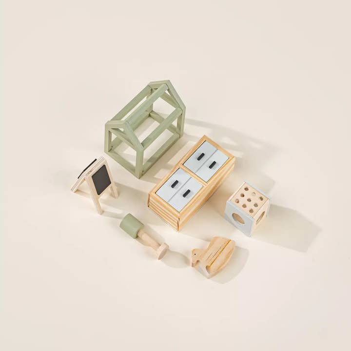 Coco Village - Wholesale Doll Accessory Kit - Kids - Wooden Doll House Kids Room Furniture (7pcs)4