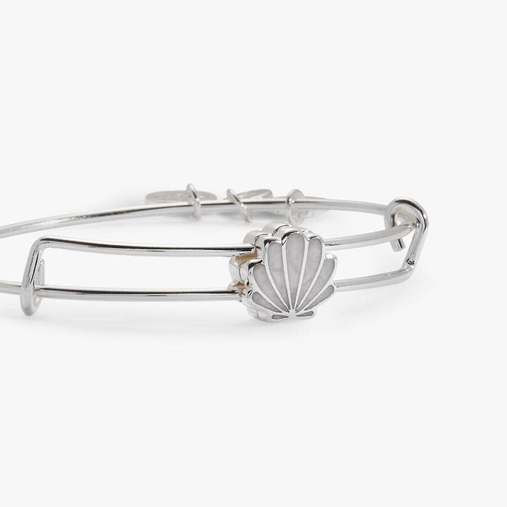 Alex and Ani - Wholesale Bangle Bracelet - Mother of Pearl Scallop Shell Slider Bangle1