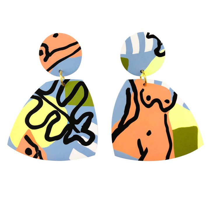 Aura Earring - Capri for wholesale by Studio Eris