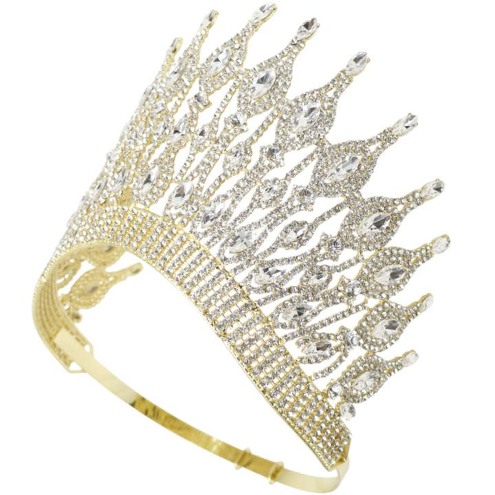 TAPA fashion - Wholesale Tiara - Women's - Crystal Tiara Crown HT0956 (1PC)14