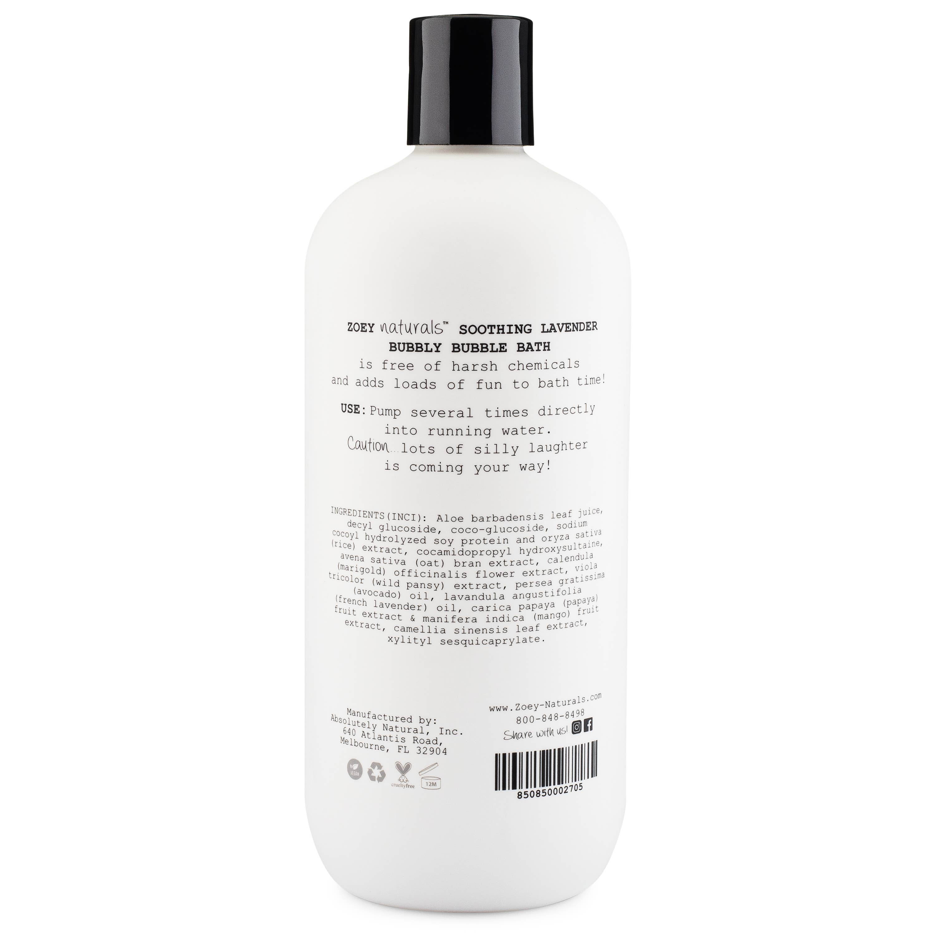 Zoey Naturals - Wholesale Bubble Bath - Soothing Lavender Bubbly Bubble Bath5