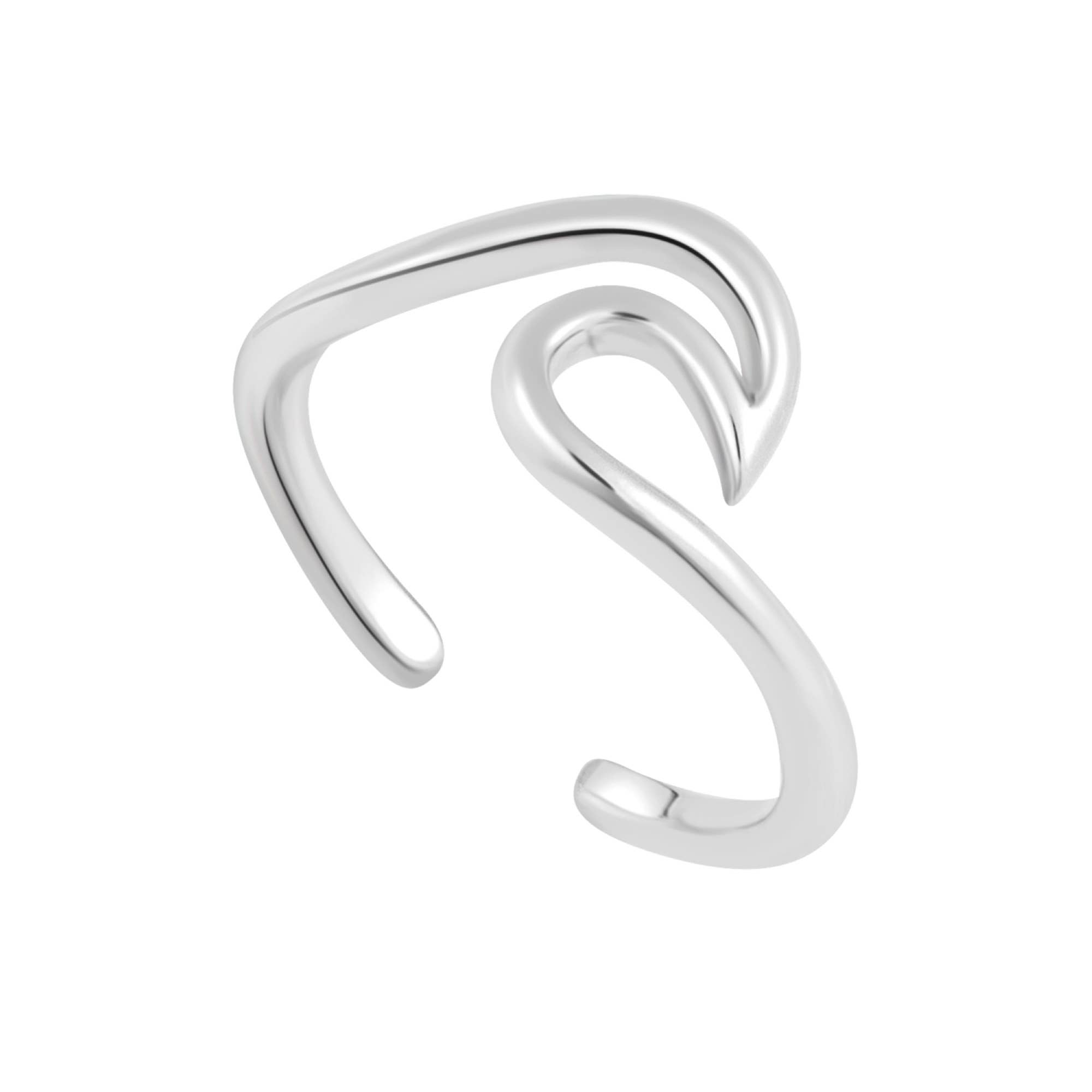 Silver Jewellery Cavern Wholesale – wholesale Tåring – Silver Wave tå-ring (USA-DDP)0