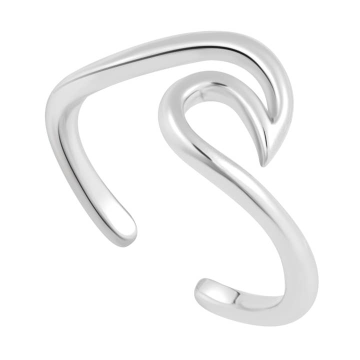 Silver Jewellery Cavern Wholesale – wholesale Tåring – Silver Wave tå-ring (USA-DDP)0