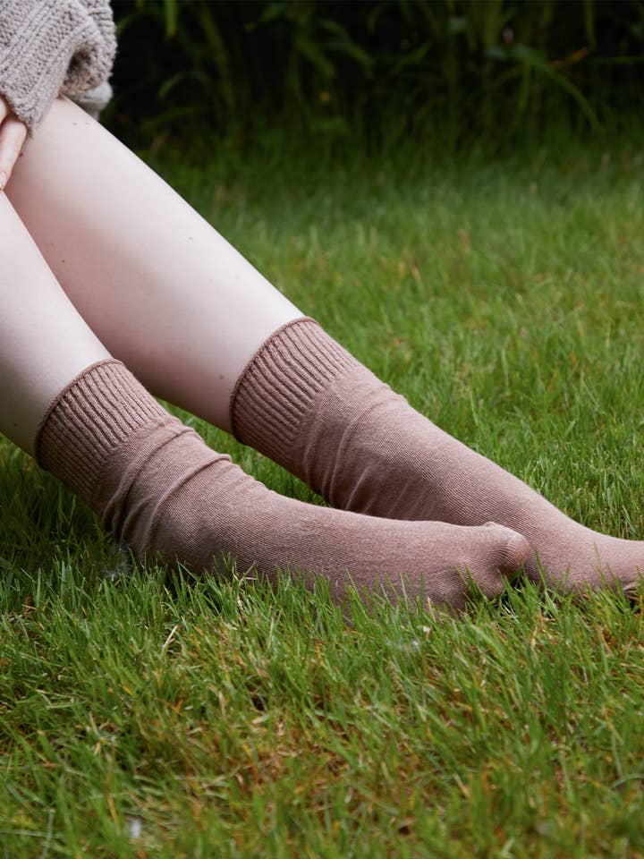 Cette - Wholesale Socks - Women's - Linen Socks without Elastic Band, Women Socks, Natural Fibre18