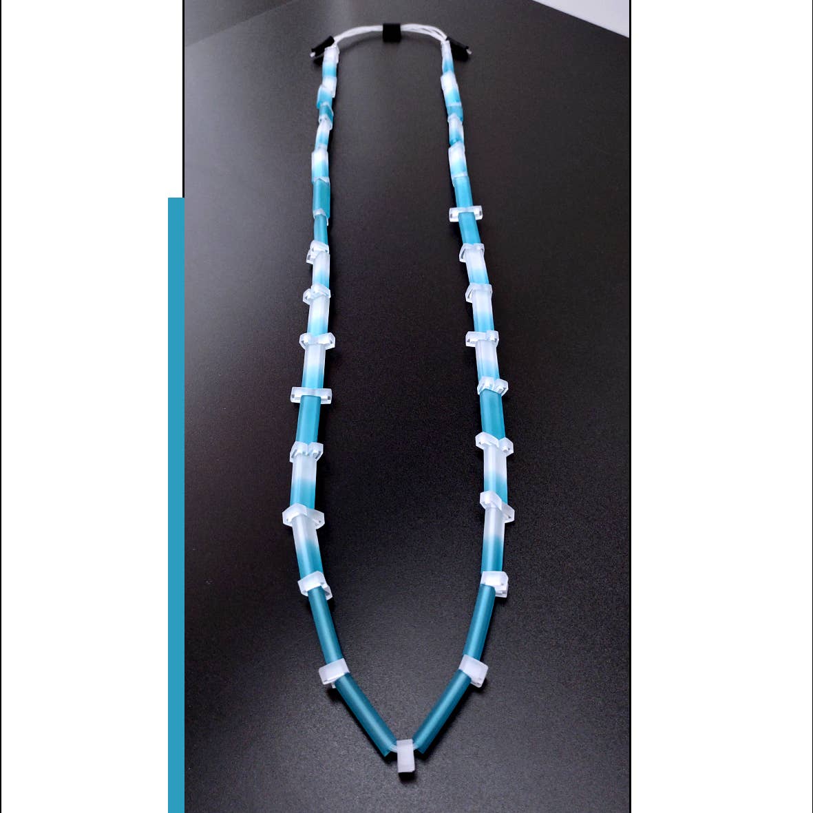 ALEX+SVET - Wholesale Beaded/Pearl Necklace - UPPSALA long rubber necklace LAST pieces5