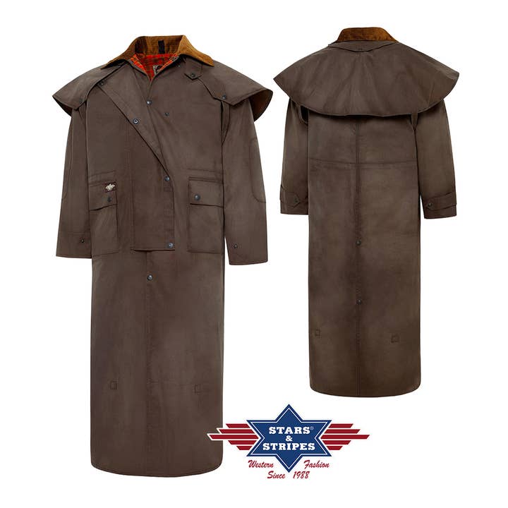 Stars & Stripes® - Wholesale Coat - Men's - Western Duster - Trail Brown