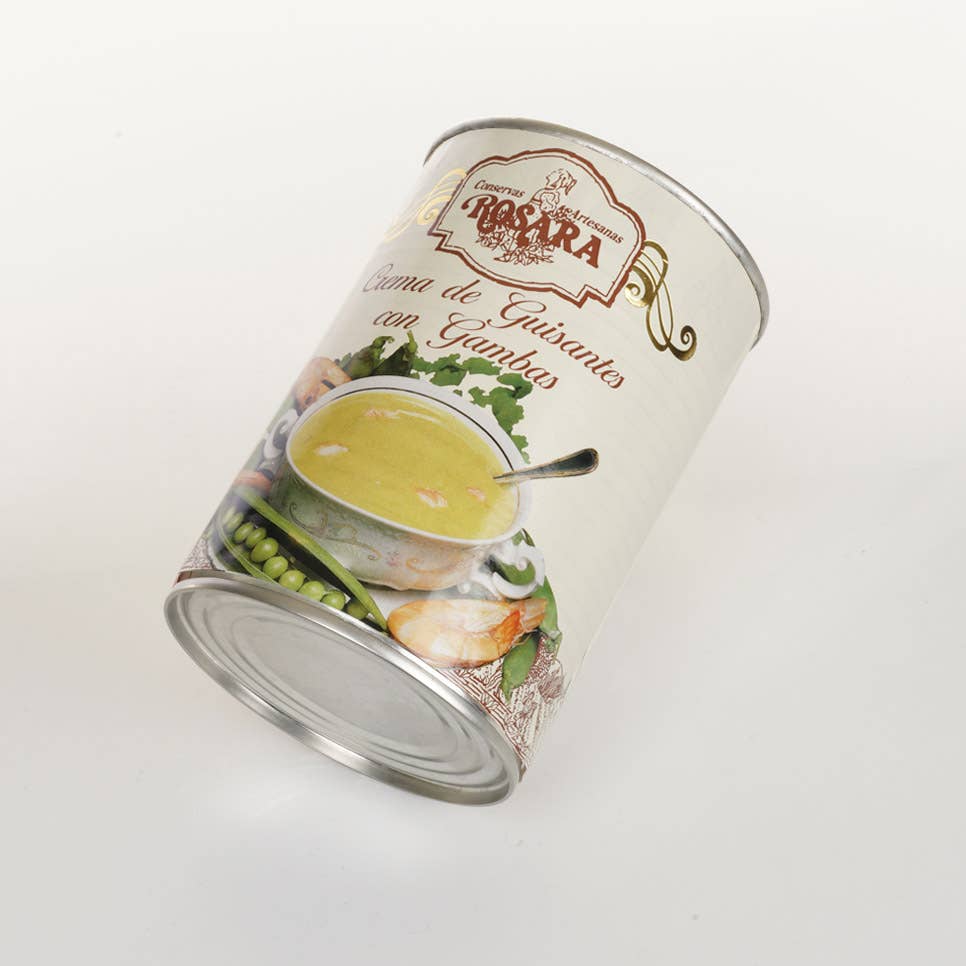 Conservas Rosara - Wholesale Sauce - PEA CREAM WITH PRAWNS CAN 425 ml. CYL