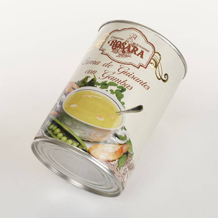 Conservas Rosara - Wholesale Sauce - PEA CREAM WITH PRAWNS CAN 425 ml. CYL0