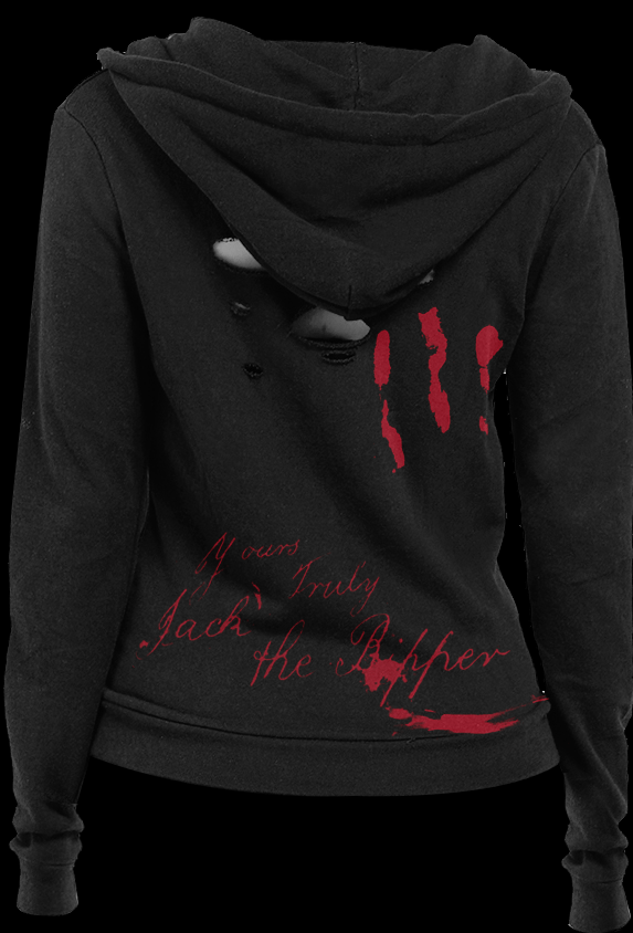 Se7en Deadly – Engroshandel Hoodie – Kvinder – Jack the Ripper hættetrøje med lynlås1