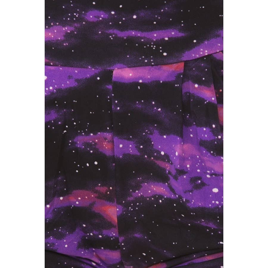 MULTI Buttery Soft High Waist Print Harem Shorts for wholesale on Faire6