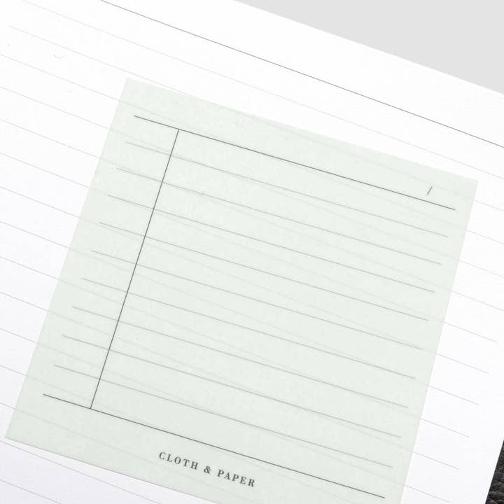 Cloth & Paper - Wholesale Sticky Notes - Transparent Sticky Note | Task3