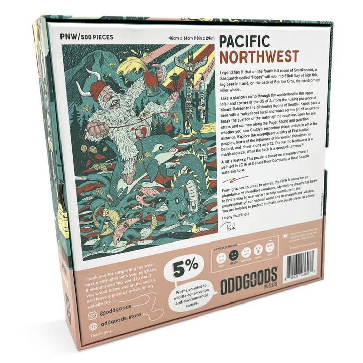OddGoods - Wholesale Puzzle - Adult - PNW 500 Piece Jigsaw Puzzle2
