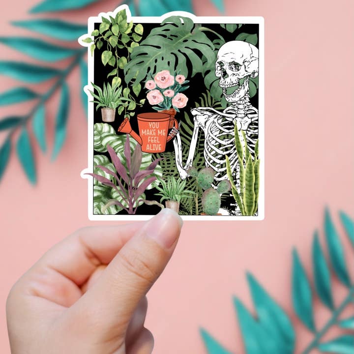 EnchantingSunshine - Wholesale Sticker - Plants Make Me Feel Alive Sticker
