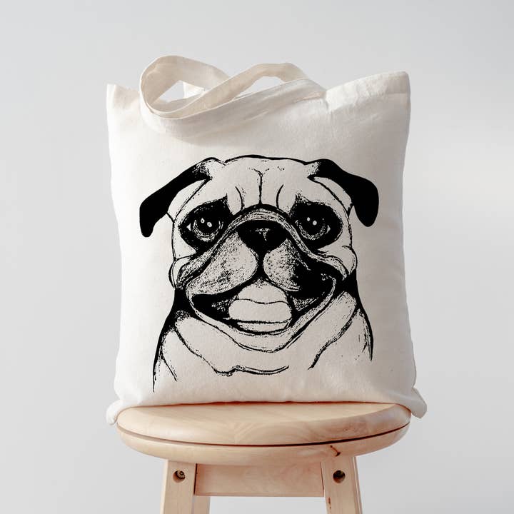 Mops-Hund Tragetasche für den Großhandel von Spicy Kitten Designs