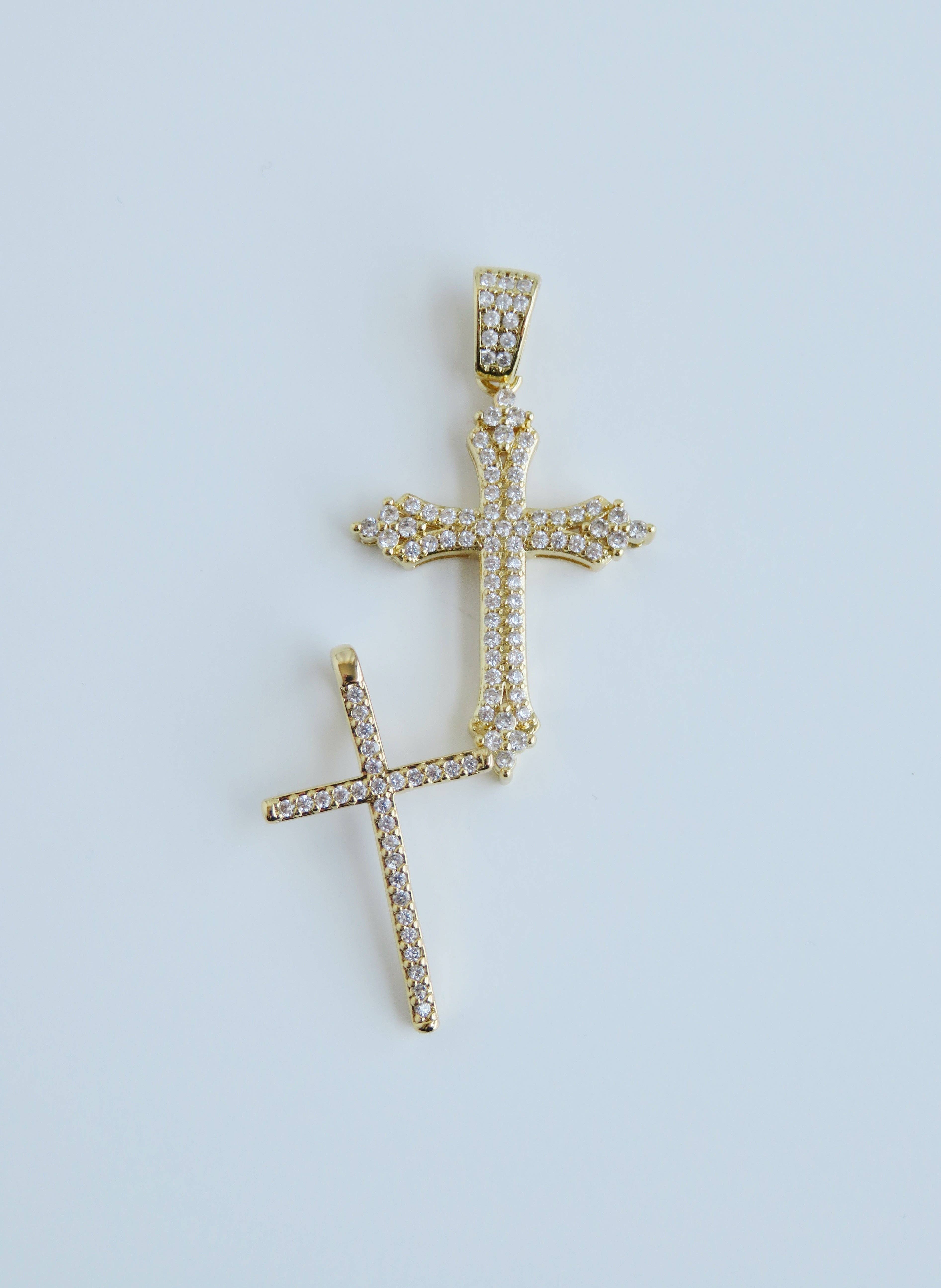 Boutique Suarez Co. - Wholesale Individual Charm/Pendant - Diamond Crosses6