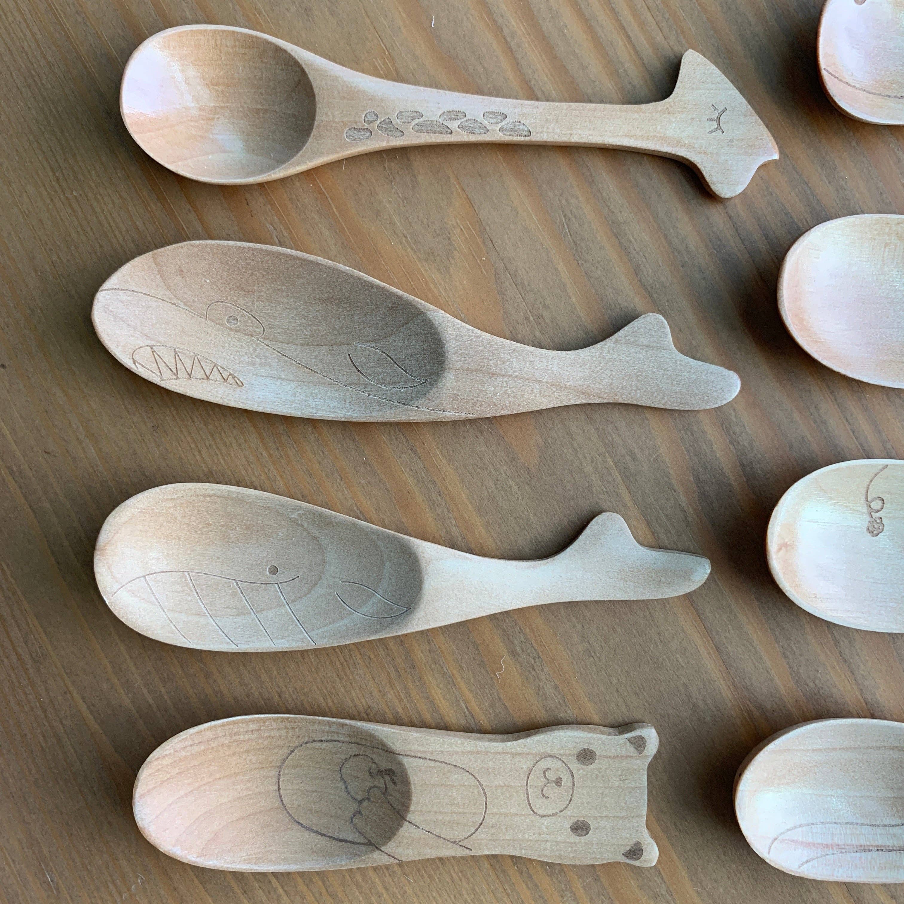 Fin Pin Shop - Wholesale Assorted Cutlery Set - Wooden Reusable Eco Utensils (kids/travel size!)2