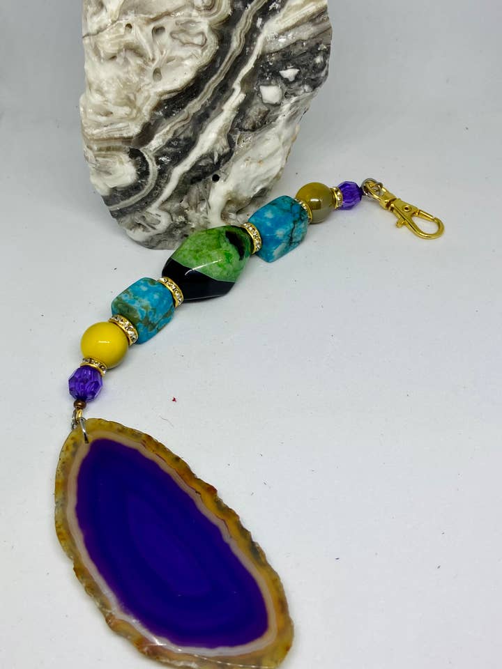 Charm monedero grande con cuentas para venta al por mayor de The Beaded Tabby