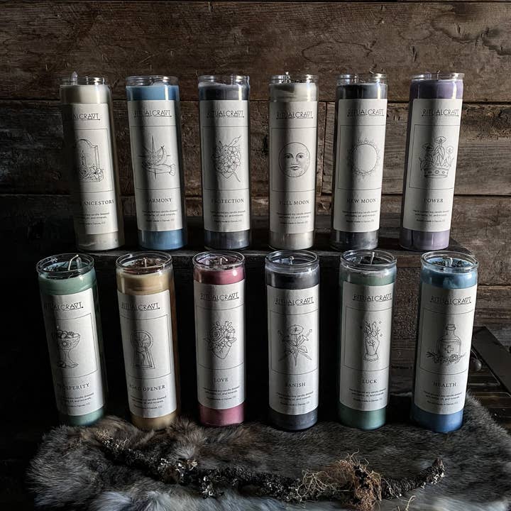 Ritualcravt - Vendita all'ingrosso Candele votive - Salute. Candela vestita.