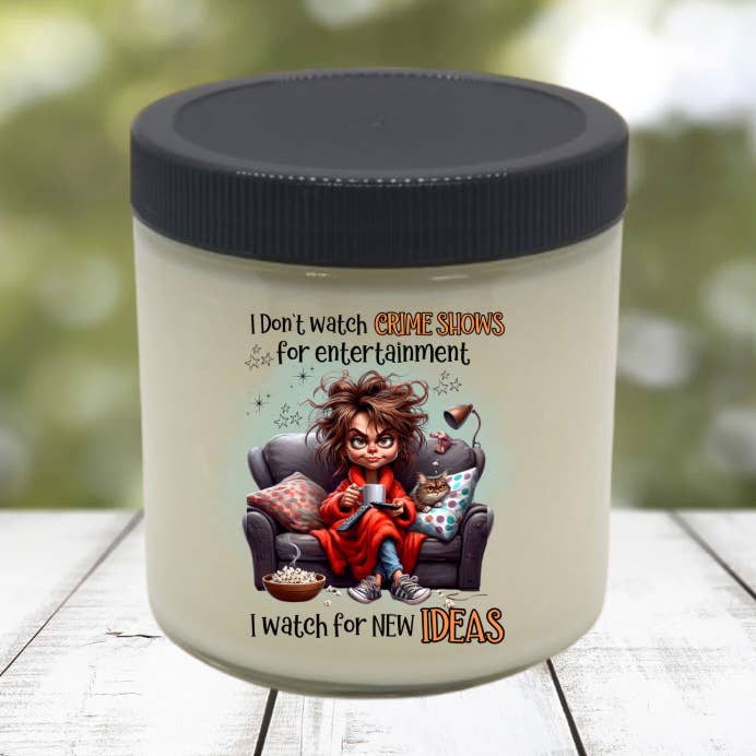 I'm waiting for THE LAST MINUTE | funny sarcastic soy candle for wholesale by Eartherella Soap & Candle Co., LLC