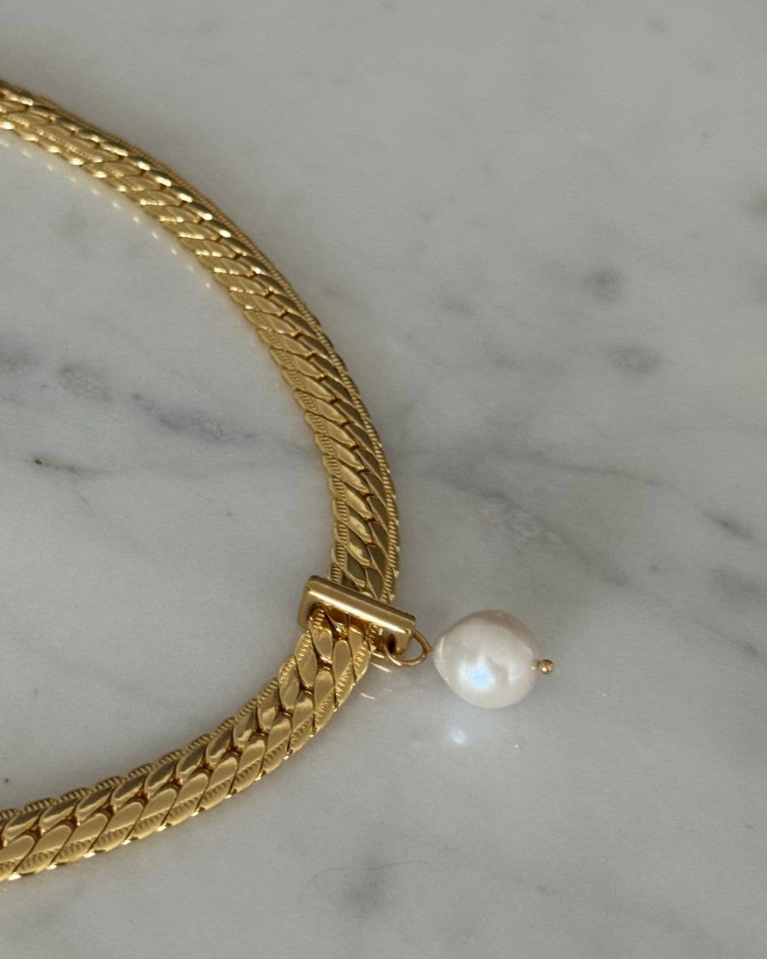 WILYMI Jewelry Co - Wholesale Pendant/Charm Necklace - 12mm Baroque Pearl Necklace | 18k Gold Filled6