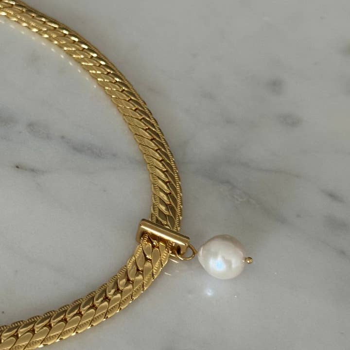 WILYMI Jewelry Co - Wholesale Pendant/Charm Necklace - 12mm Baroque Pearl Necklace | 18k Gold Filled6