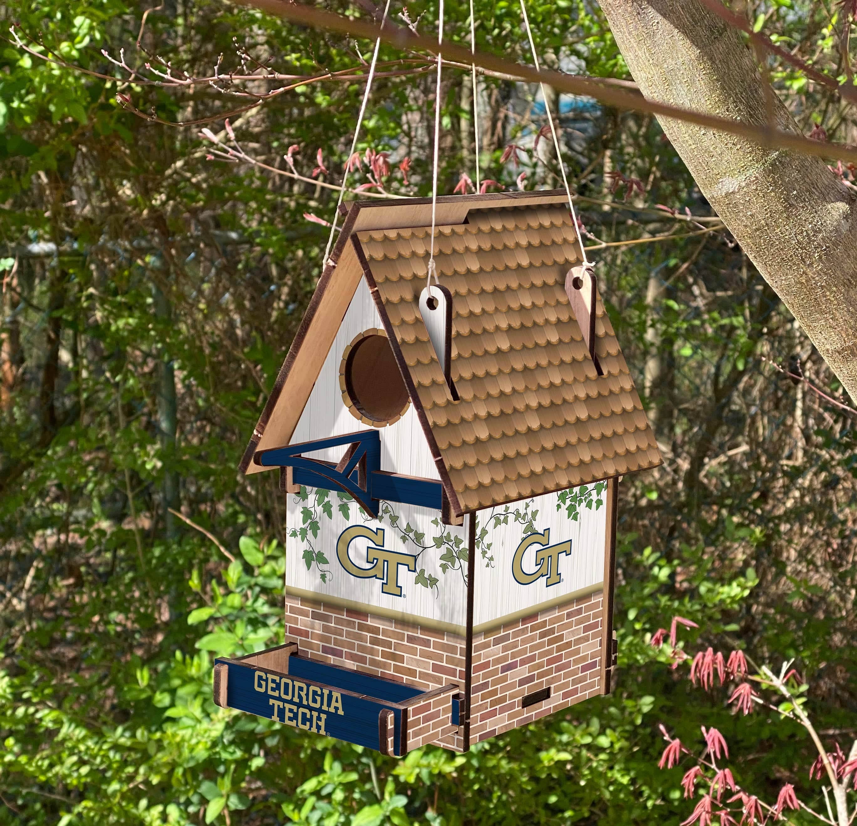 Fan Creations – wholesale Bird house – Georgia Tech Bird House
