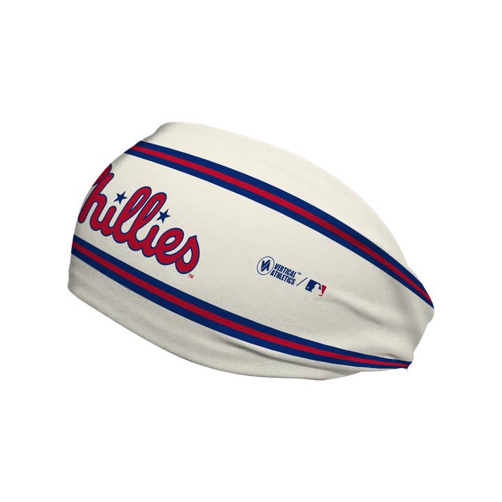 cream Phillies Cooling Headband: Alternate Jersey for wholesale on Faire