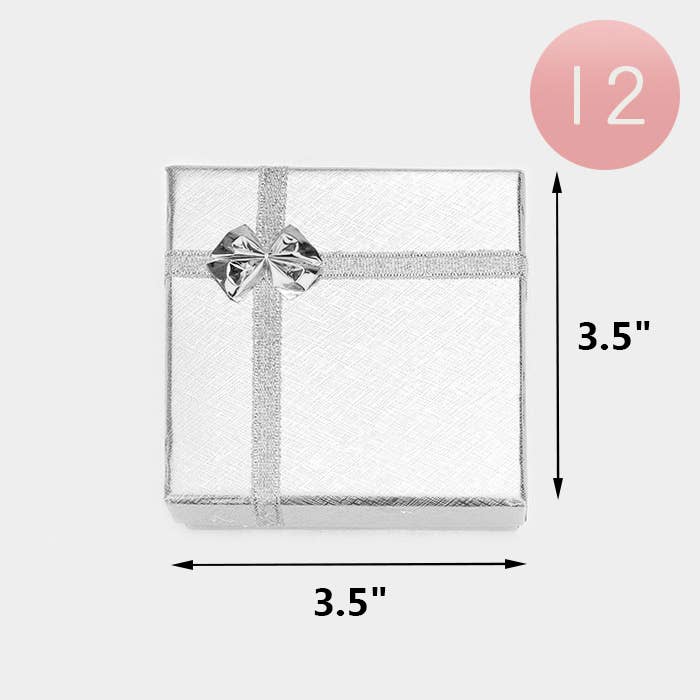 Sensibling Corp. - Wholesale Gift Box - 12PCS - Simple Bow Deco Square Gift Boxes4