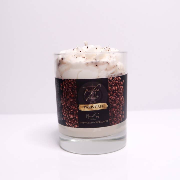 The Violet Victoria - Wholesale Jar/Filled Candle - Bakery Coffee Scented Soy Candle2