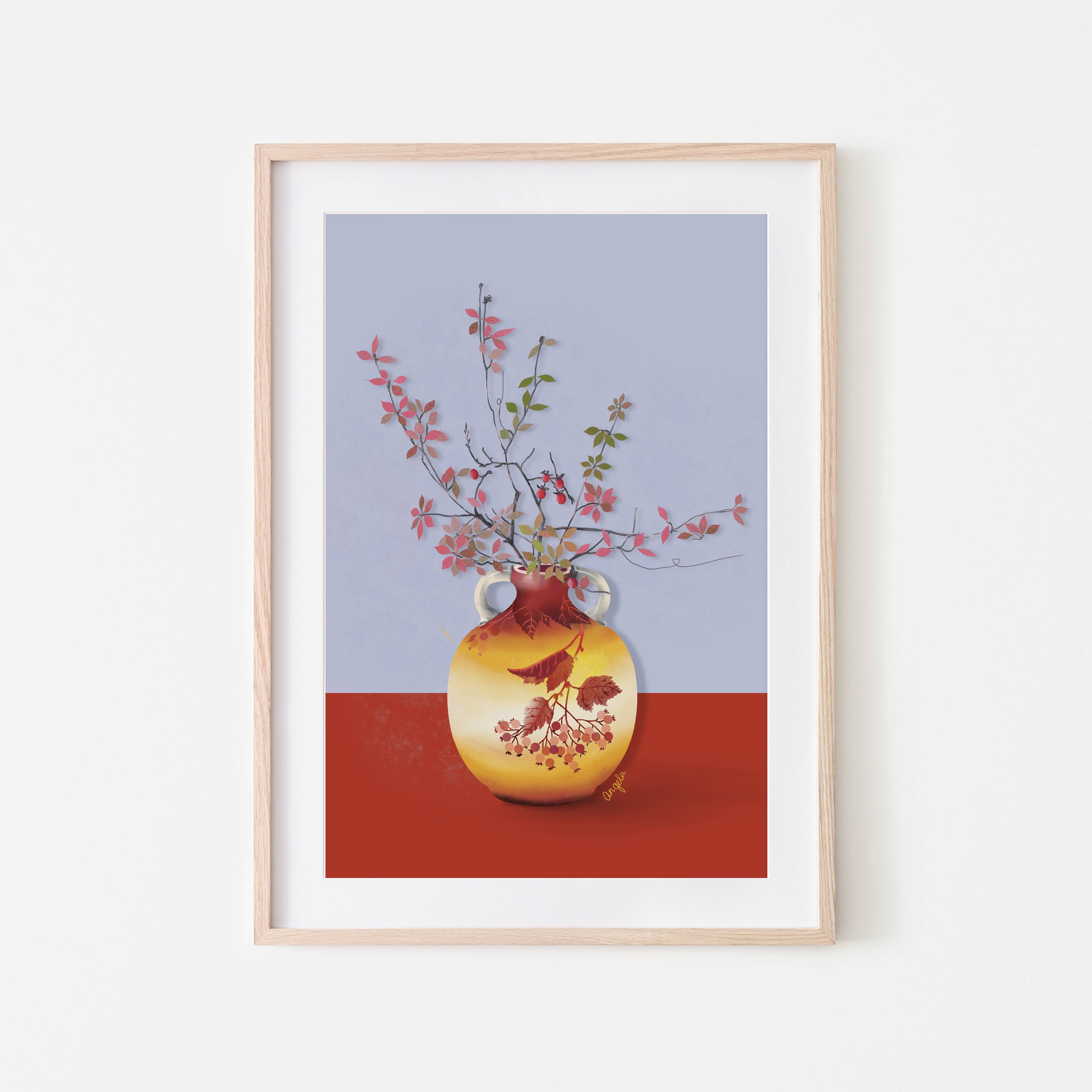 Studio Angelart - Wholesale Poster - Twigs in a vase art print2