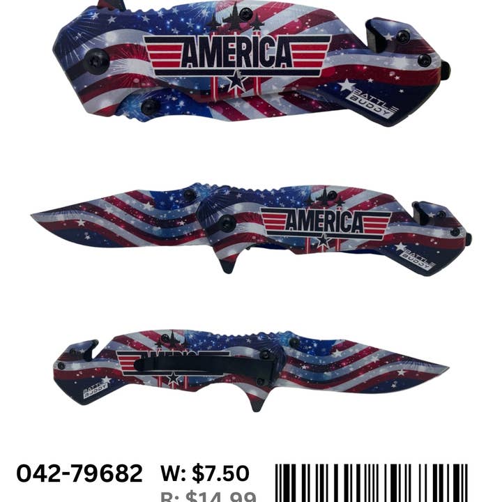 Smithco Distributing - Wholesale Pocket Knife/Holder - Battle Buddy Knives, Pocket Knife116