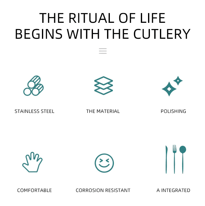 Homerely (We Cover All Import Duties) – Engroshandel Skærebestik sæt – 24-delt bestiksæt i rustfrit stål med opbevaringsstativ11