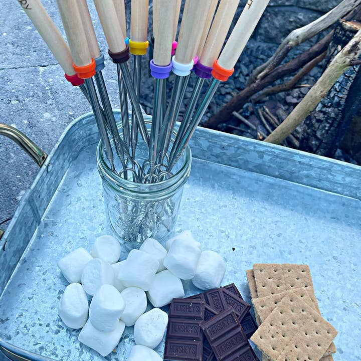 Lasting Impressions CT - Wholesale Outdoor grill tools - Wholesale S'mores Campfire Roasting Sticks - Personalized4