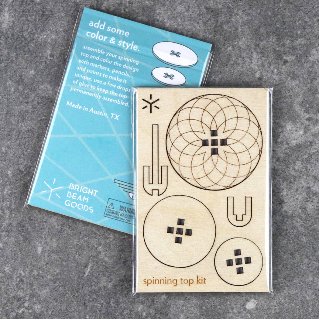 Bright Beam Goods - Wholesale DIY Craft Kit - Geometric Spinning Top Kit5